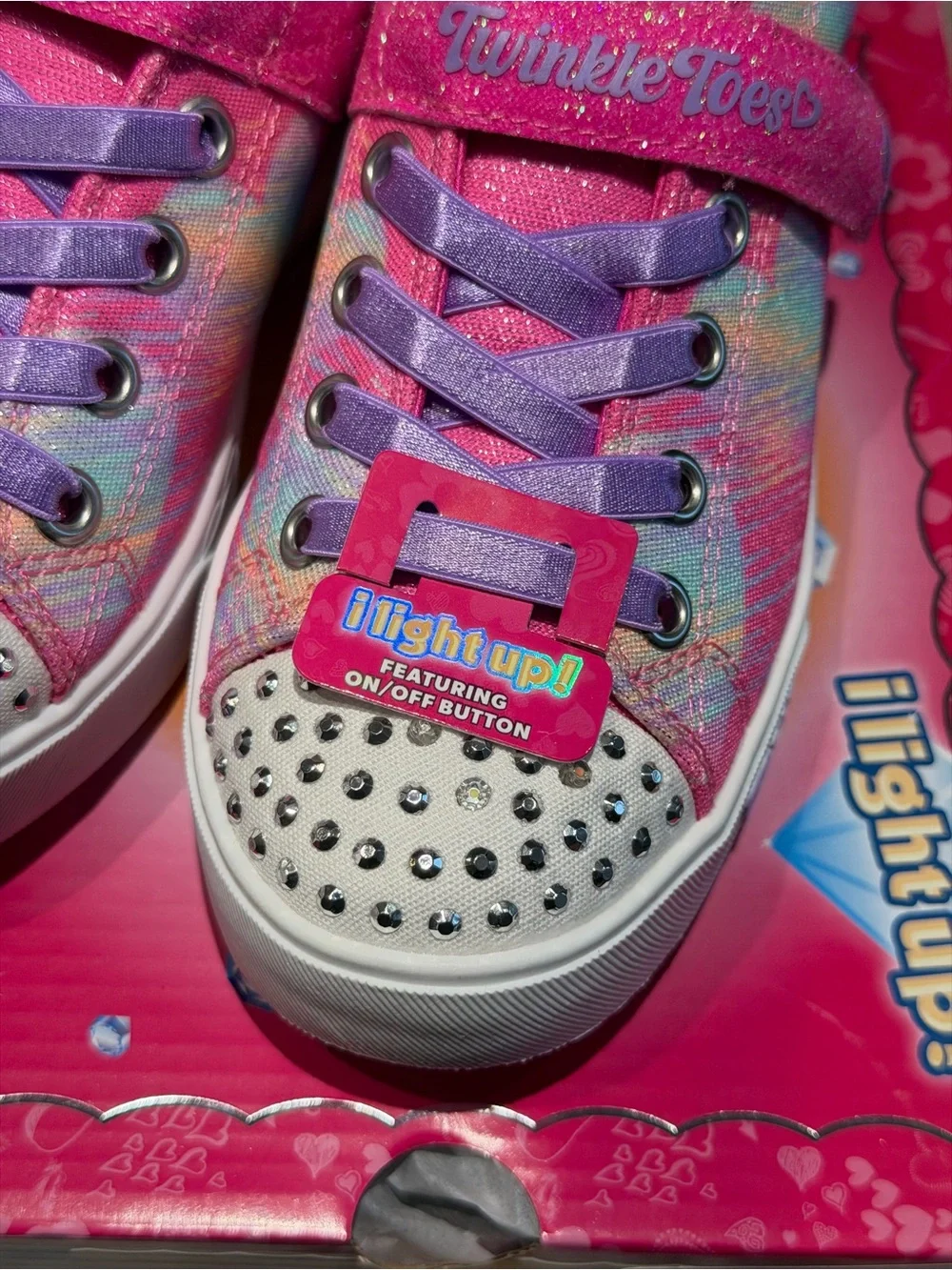 Twinkle toes pink light